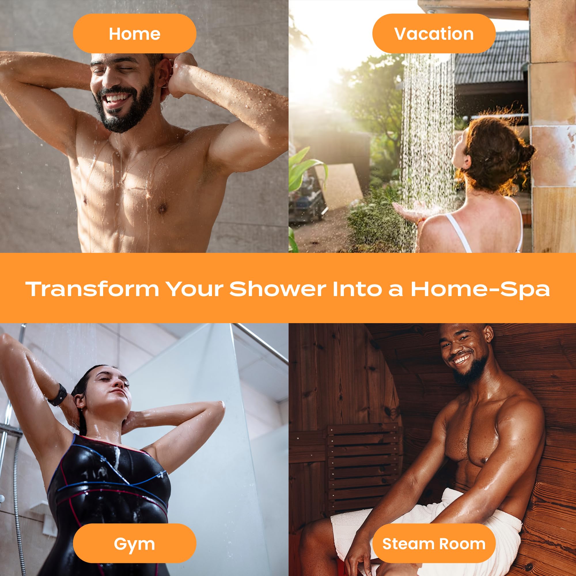 Body Restore shower steamers compact packaging demonstrates everyday self-care convenience