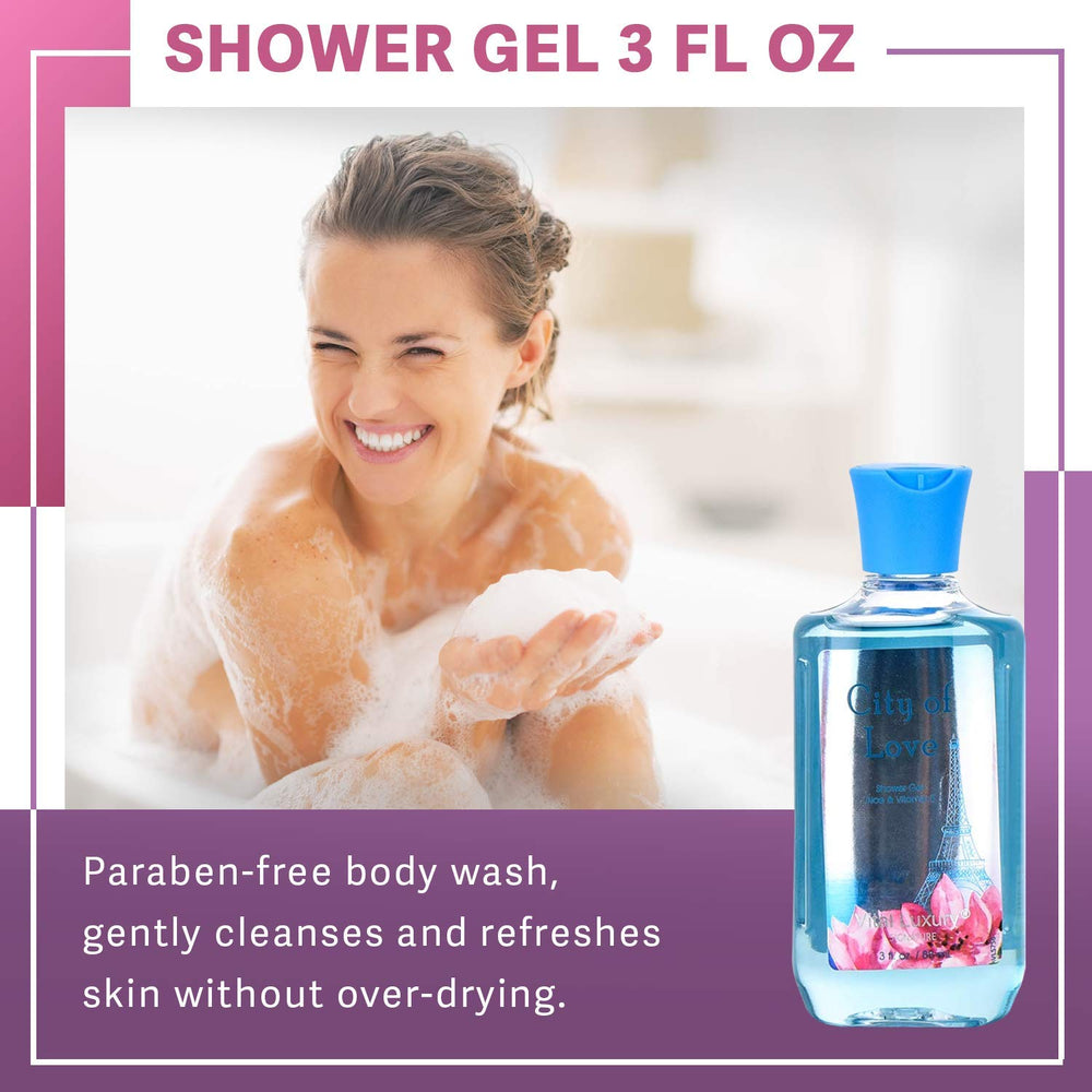 Bodybeau City of Love Gift Set Body Mist Bottle - lightweight spritz delivers a soft, lasting scent.