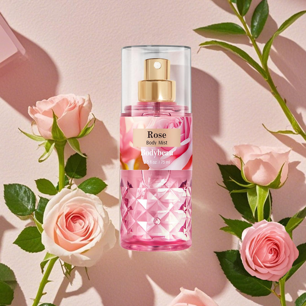 Bodybeau rose travel-size bottles pack suitable for gym, travel, and on-the-go.