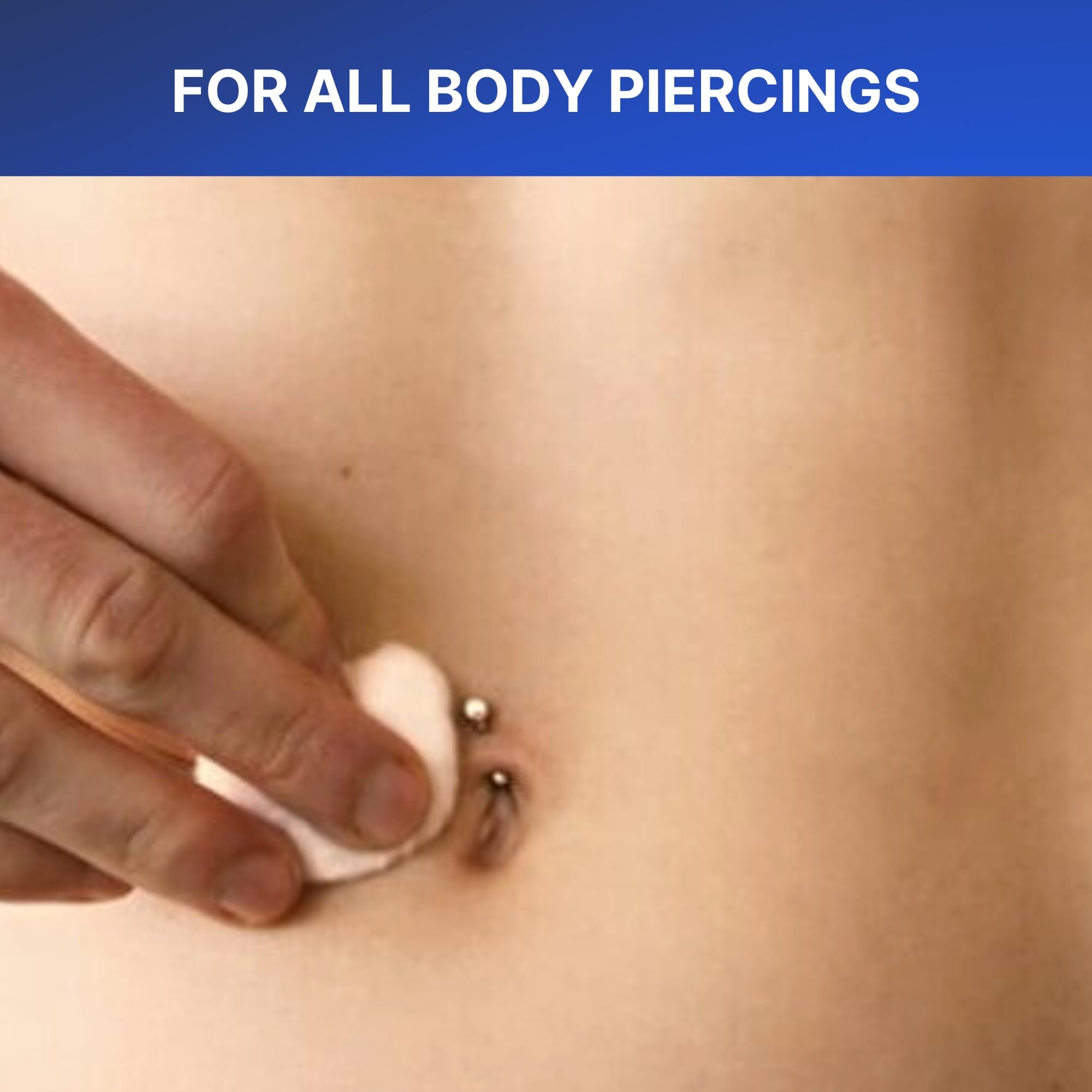 BodyJ4You ear piercing application use shows easy mist for comfortable care
