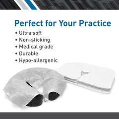 BodyMed medical-grade protective sheet shields table upholstery from oils and dirt