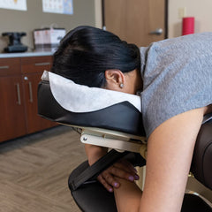 BodyMed ultra-soft face cradle cover enhances client comfort