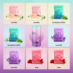 BodyRefresh rose scent closeup hints at mood-boosting self-care routine.