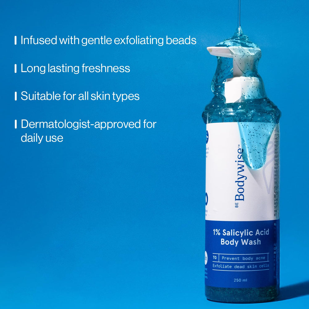 Bodywise Be Body Wash chamomile-extract element promotes refreshing cleanse and soothing aroma.