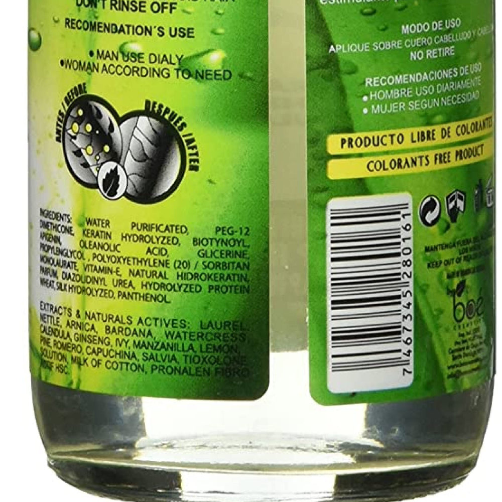 Boe Cosmetics Hair Growth Kit packaging showcasing clean travel-friendly design