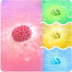 Boenfu rose-scent bath bomb for romantic, mood-lifting baths.
