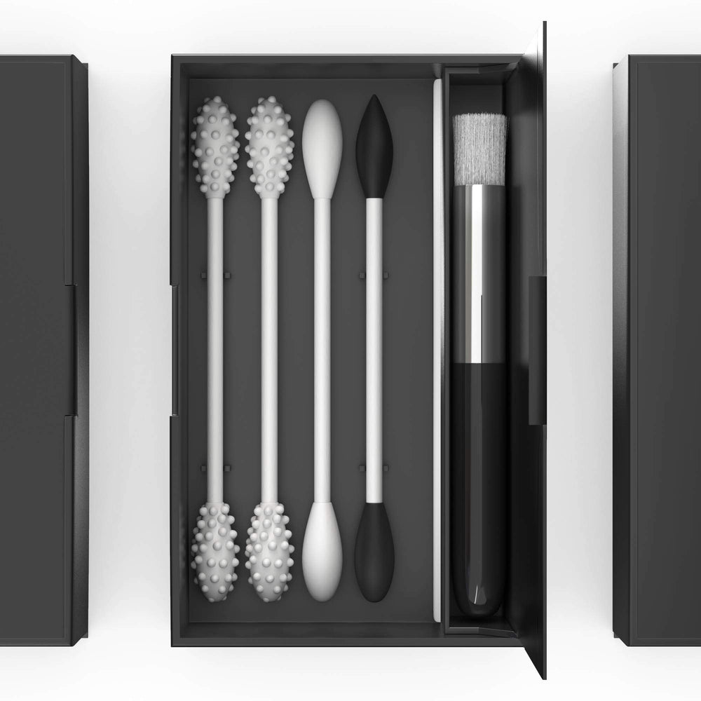 BOETECO reusable swabs case: durable BPA-free storage for eco-friendly daily care.