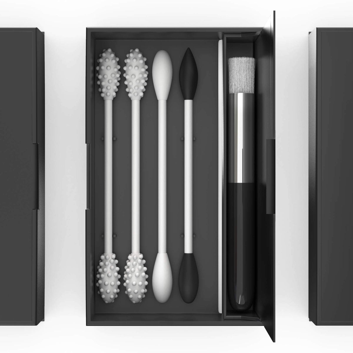 BOETECO reusable swabs case: durable BPA-free storage for eco-friendly daily care.
