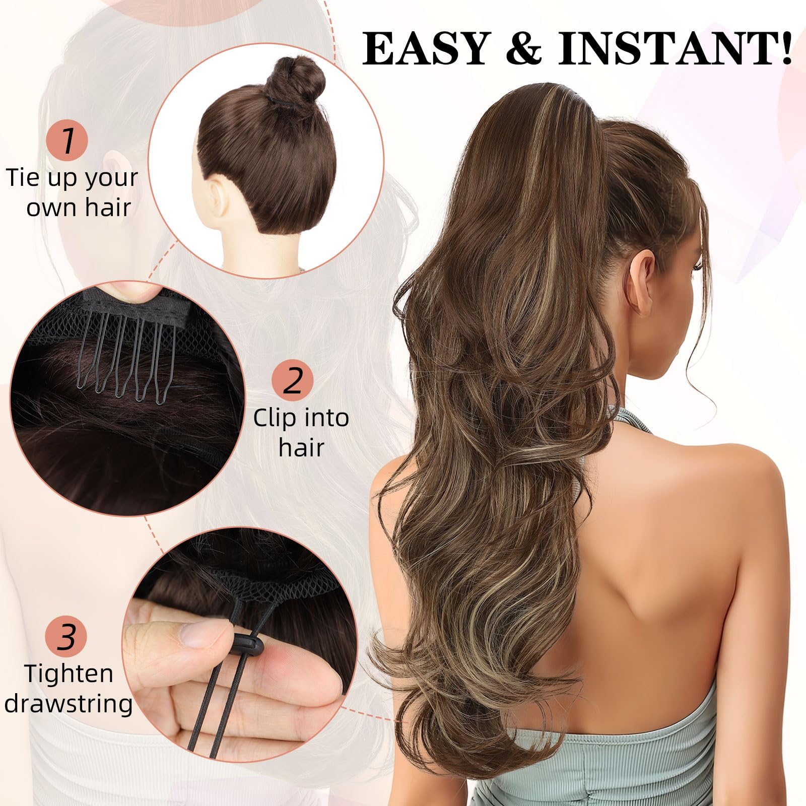 BOGSEA daily-use ponytail styling for versatile looks