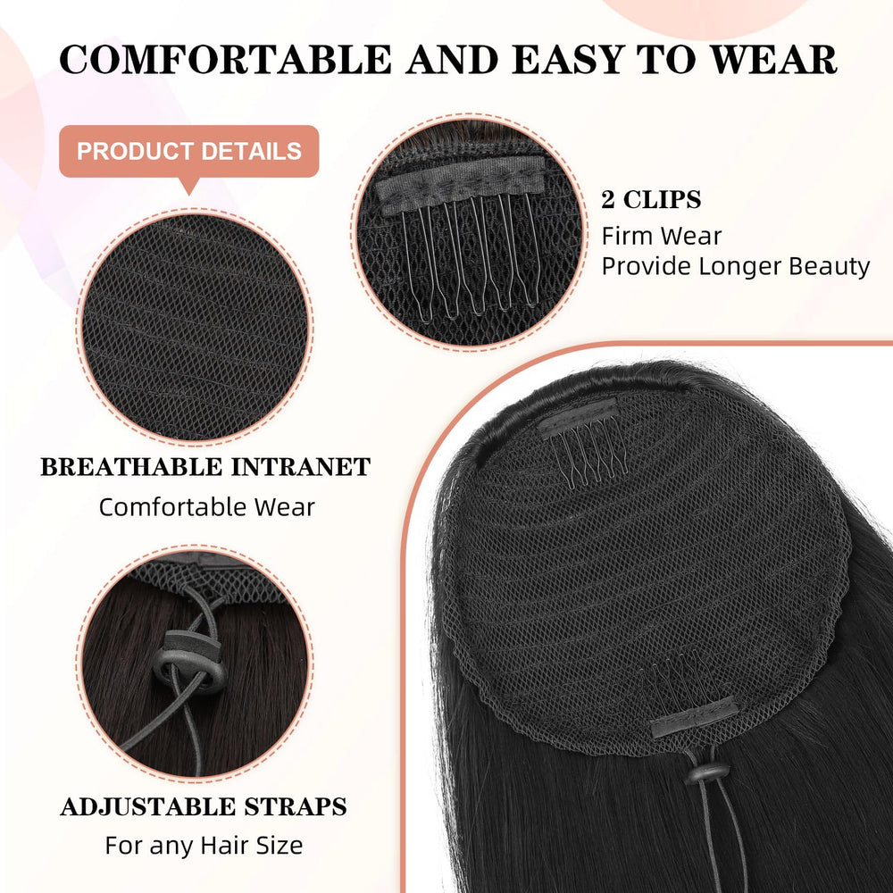 BOGSEA drawstring attachment demo for quick, secure styling
