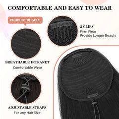 BOGSEA drawstring attachment demo for quick, secure styling