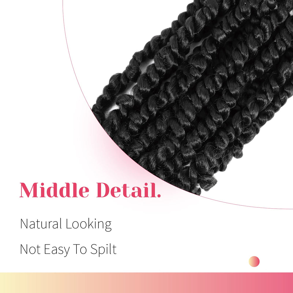 BOHOBABE 88 strands total across 8 packs provide full head coverage