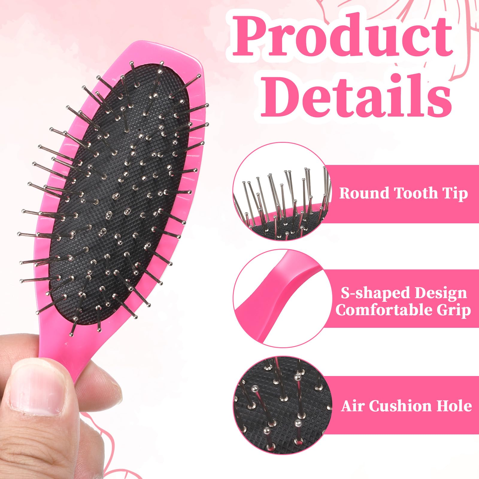 BOHUIZ steel-tooth comb for dolls durable steel teeth