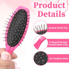 BOHUIZ steel-tooth comb for dolls durable steel teeth