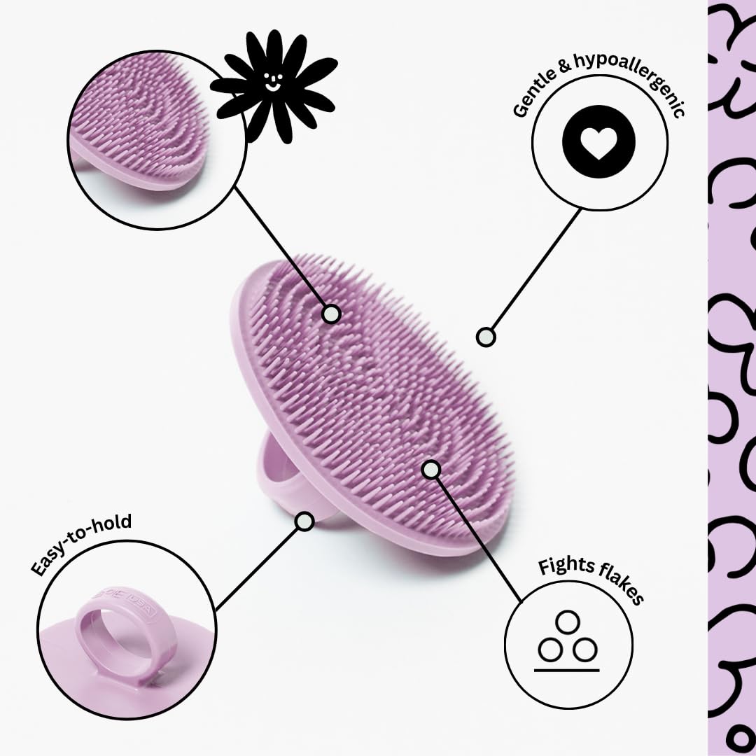 Boie USA Face Scrubber bristles-closeup highlights soft texture for irritation-free care.
