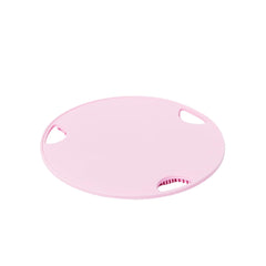 Boie USA Flat Body Scrubber pink wall-mount demonstrates the stick-to-wall feature for tidy showers.