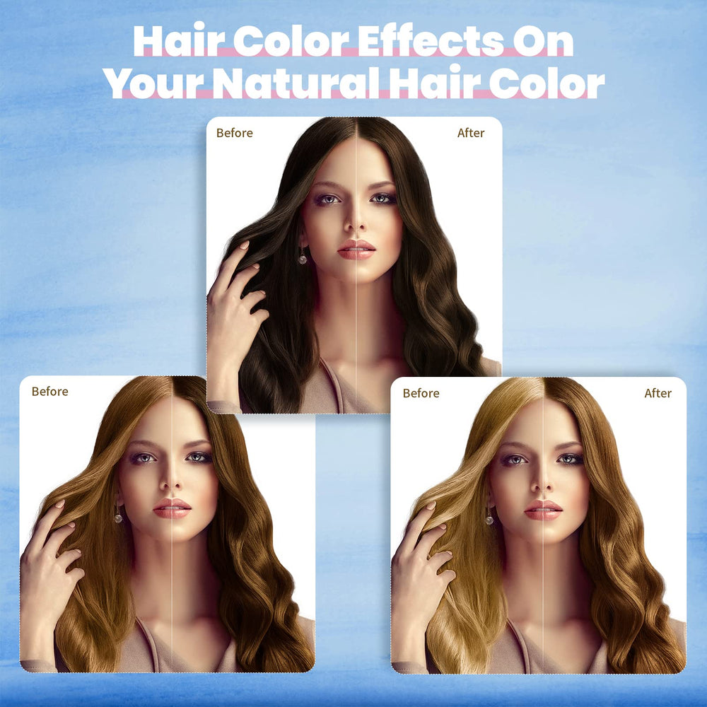 Cap-close view of BOJICA shampoo applying color on dry hair