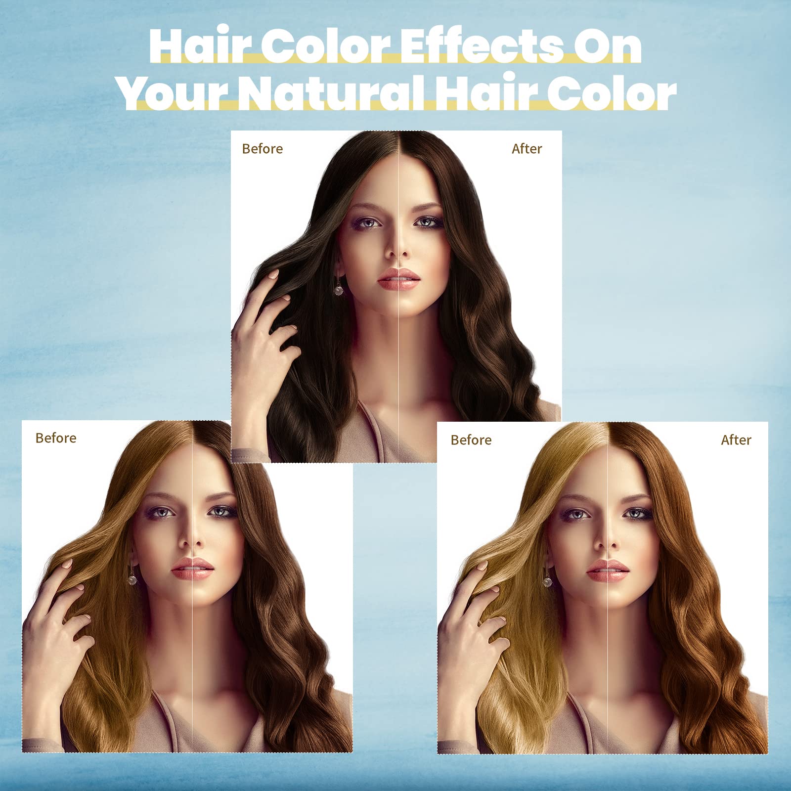 BOJICA hair dye shampoo with argan oil moisturizes while coloring for softer, shinier hair