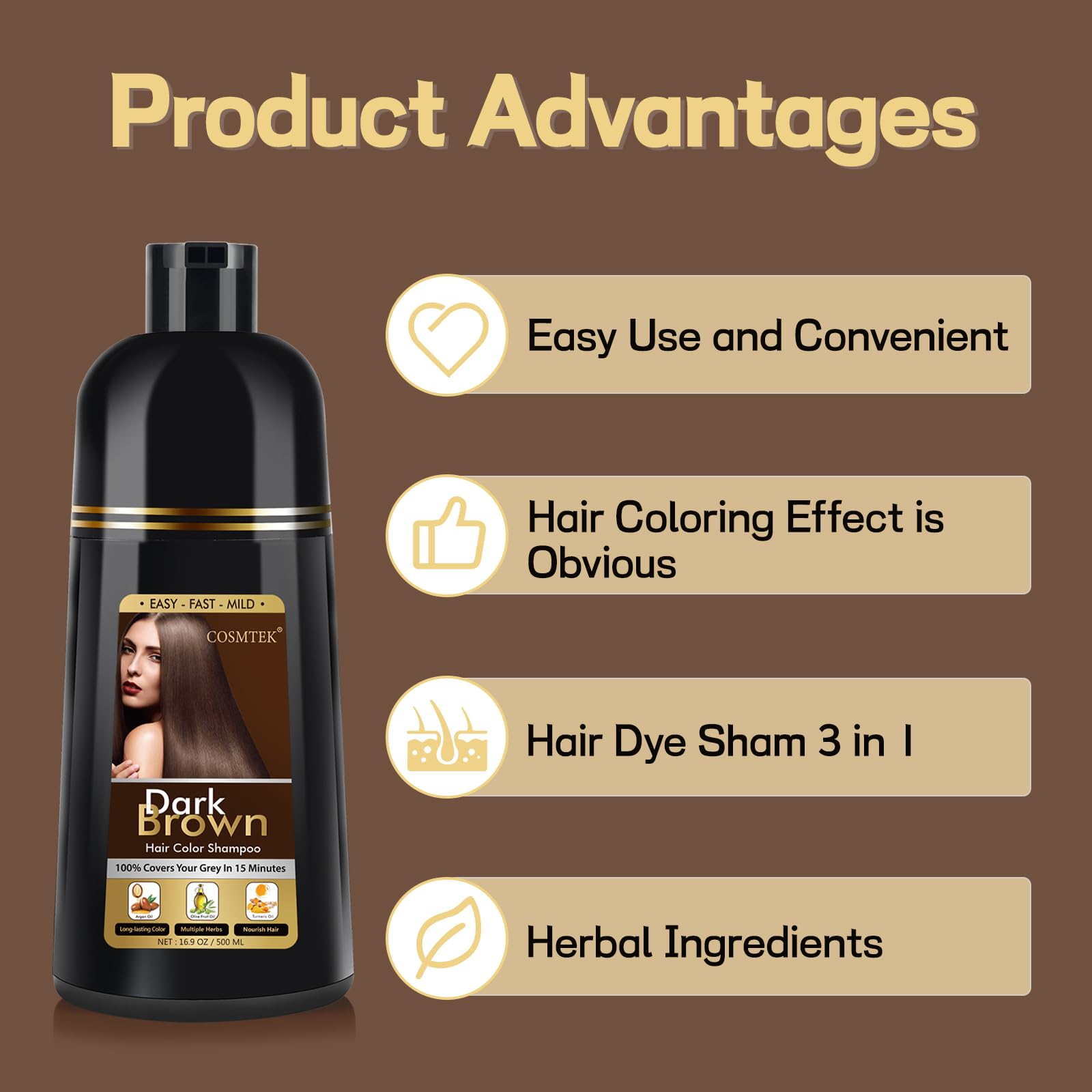 BOJICA formula with argan oil, olive oil, and ginseng nourishes hair