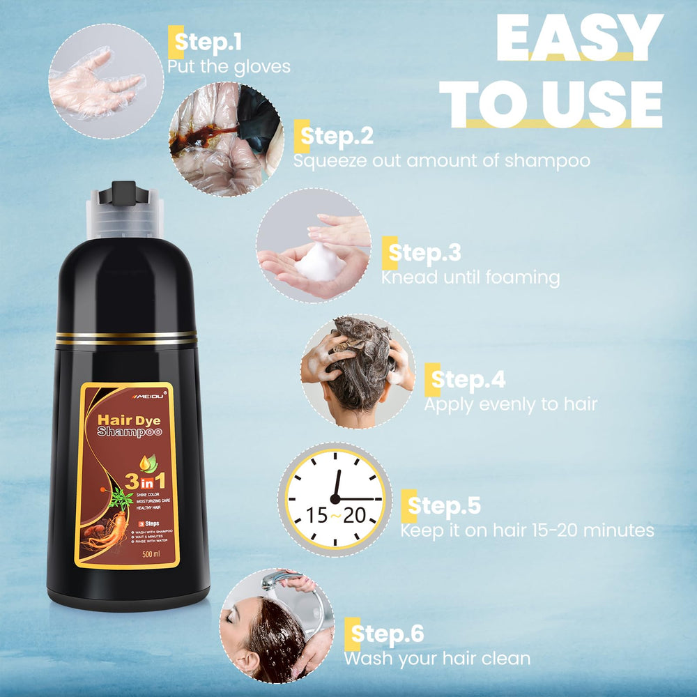 BOJICA Meidu packaging includes cape, gloves, hat for at-home salon use.