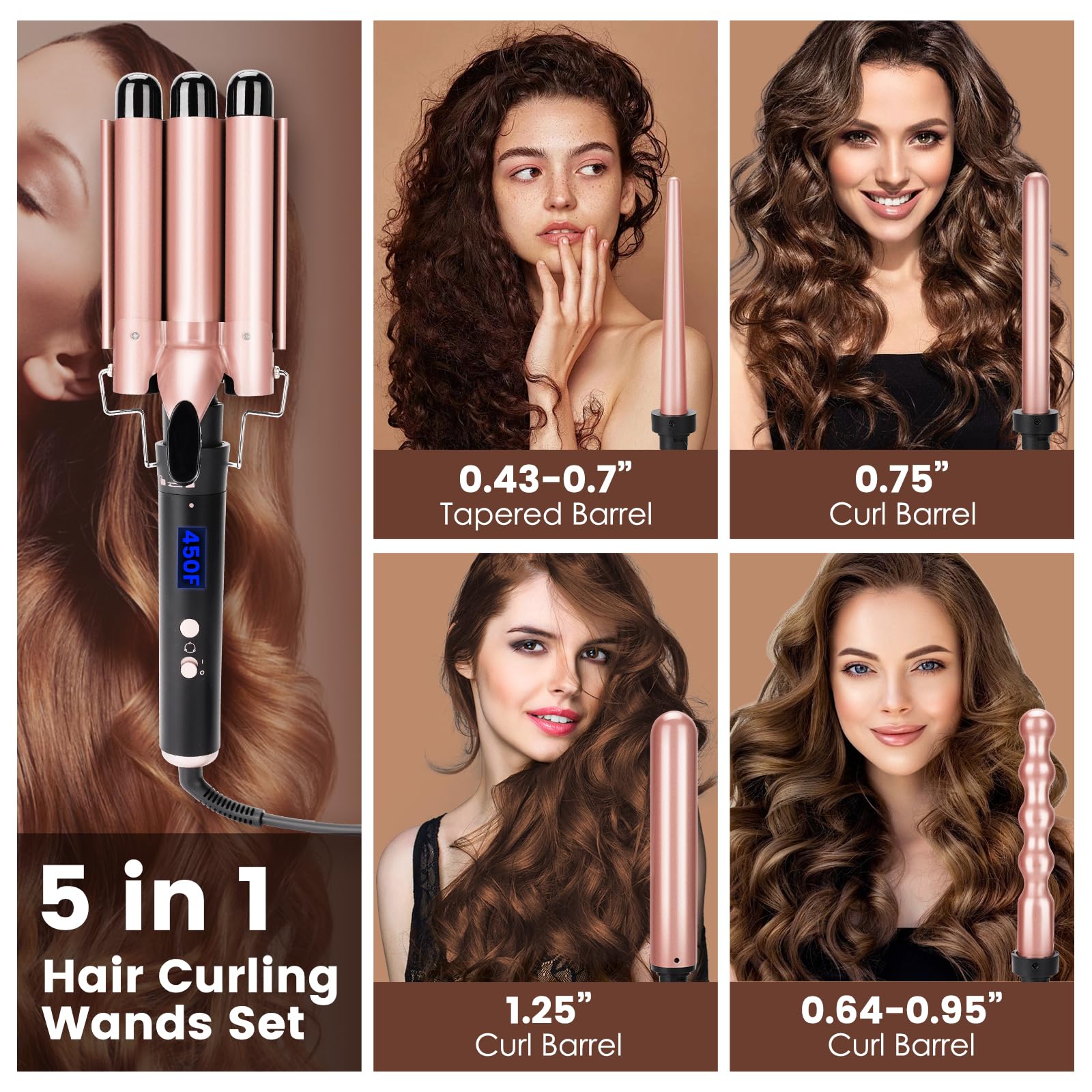 Bo'laiya fast heat-up 30 seconds enables quick styling sessions.
