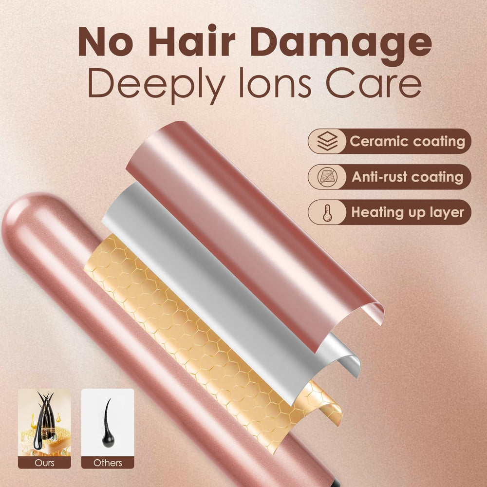 Bo'laiya tourmaline ceramic coating nourishes hair and reduces frizz.