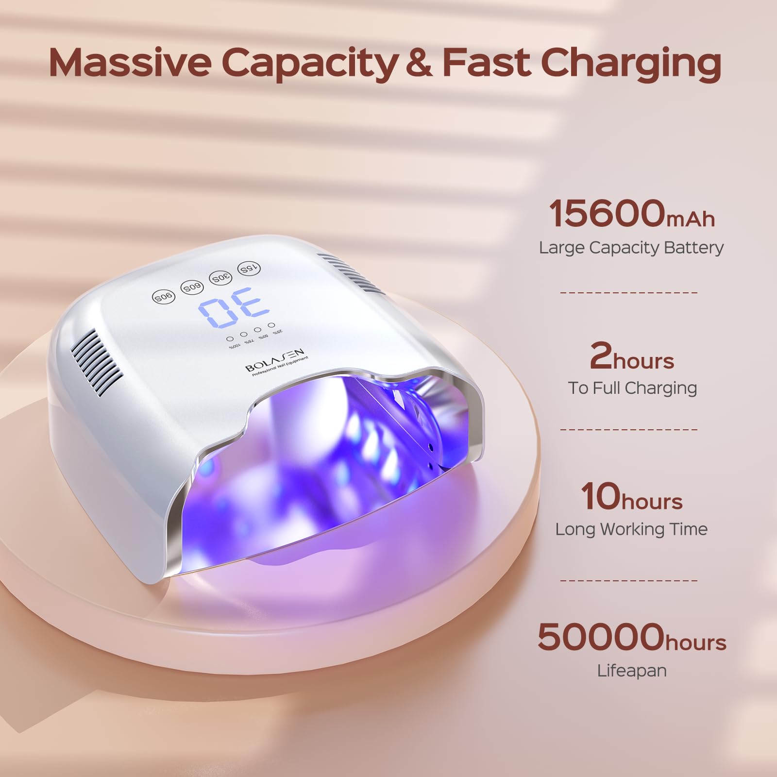 Bolasen P30 Pro magnetic detachable base enables easy cleaning.