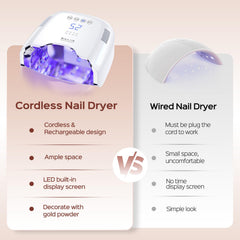 BOLASEN P30 Pro metallic reflector inside enhances curing efficiency.
