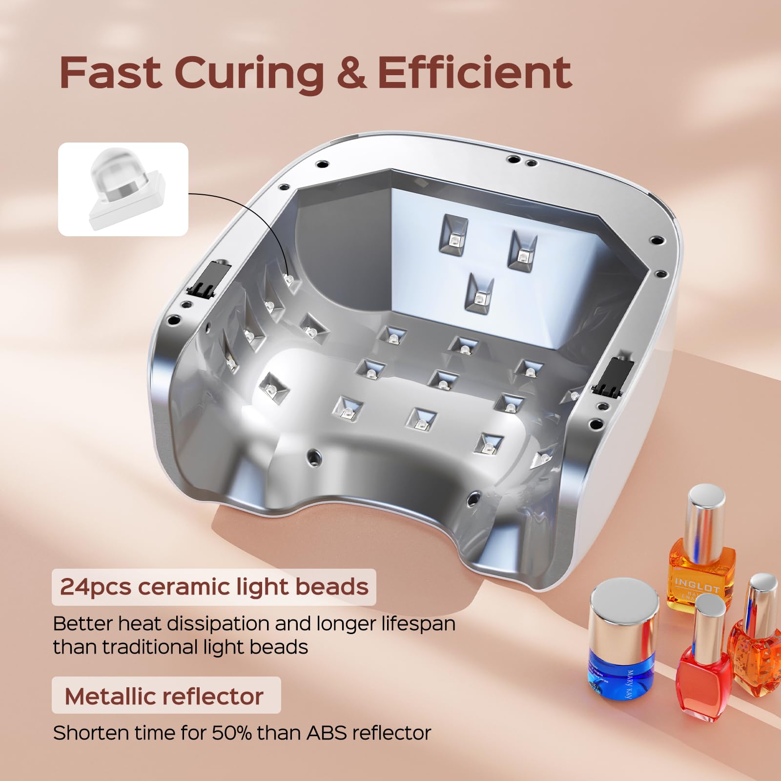 Bolasen P30 Pro wide mouth opening for full hand placement.