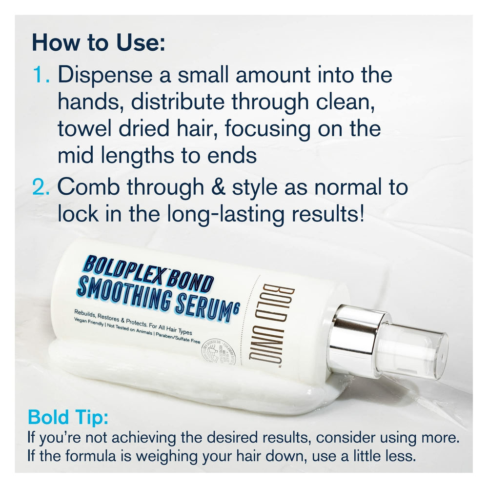Sustainable packaging and vegan formula from Bold Uniq Boldplex 6 serum.