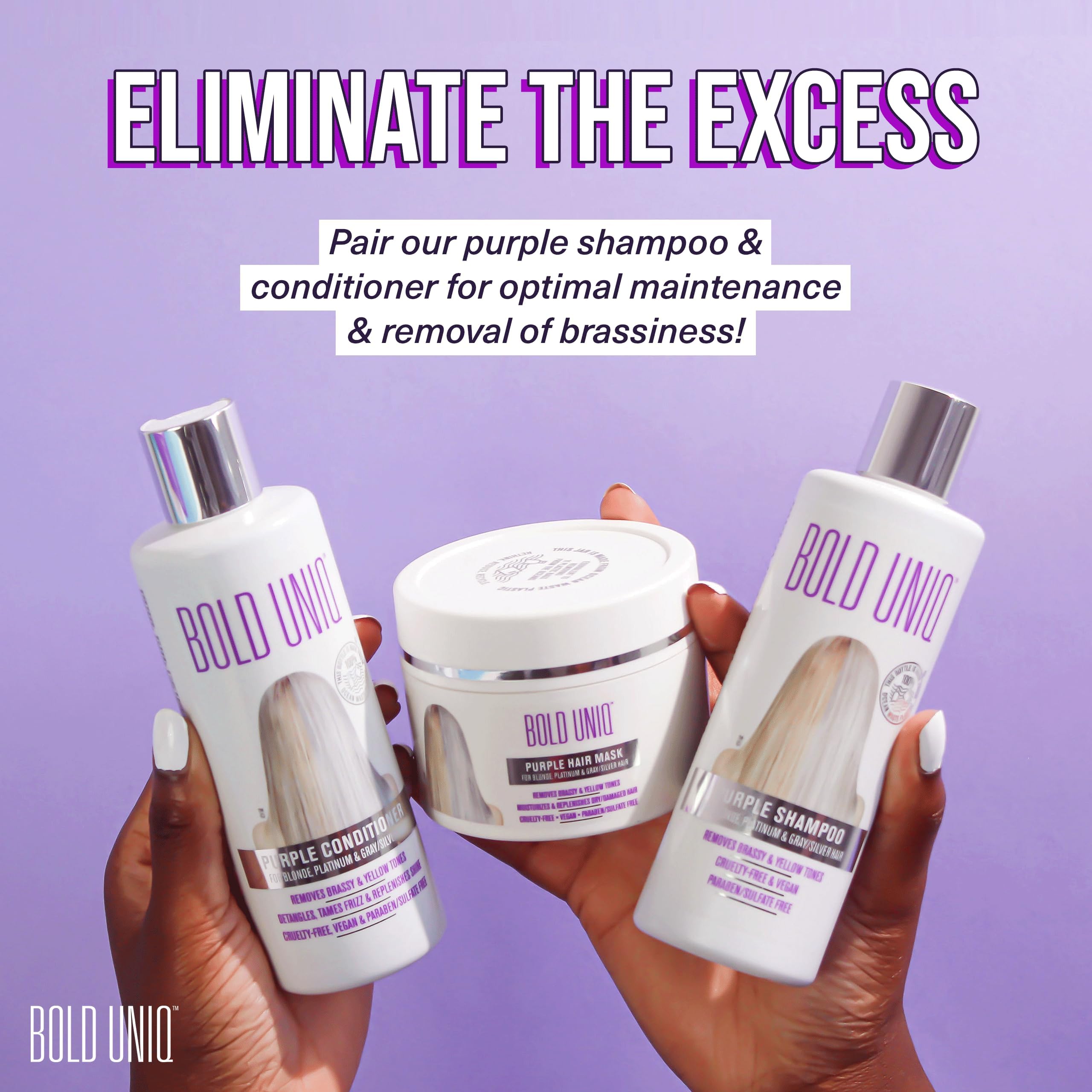 Bold Uniq mask aids dry damaged hair conditioning and repair