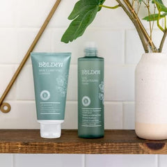 Bolden Skin Clarifying Cleanser foam lather lifts makeup and oil for refreshed skin