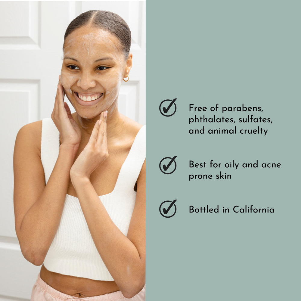 Bolden Skin Clarifying Cleanser sulfate-free formula gentle on oily skin
