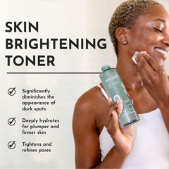Bolden toner glycolic acid and licorice exfoliation on dull skin.