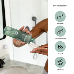 Bolden toner with witch hazel and niacinamide for oil balance.