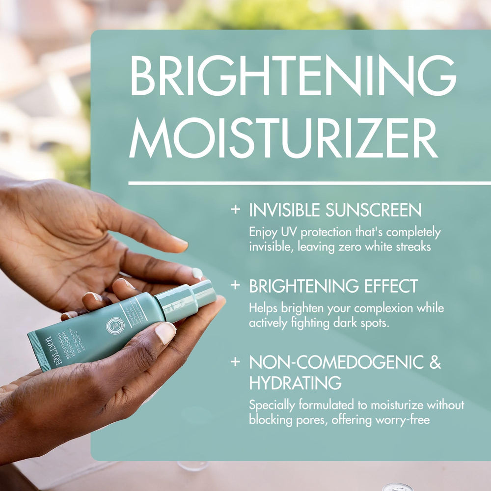 Bolden vitamin C moisturizer packaging highlights brightening ingredients for everyday radiance.