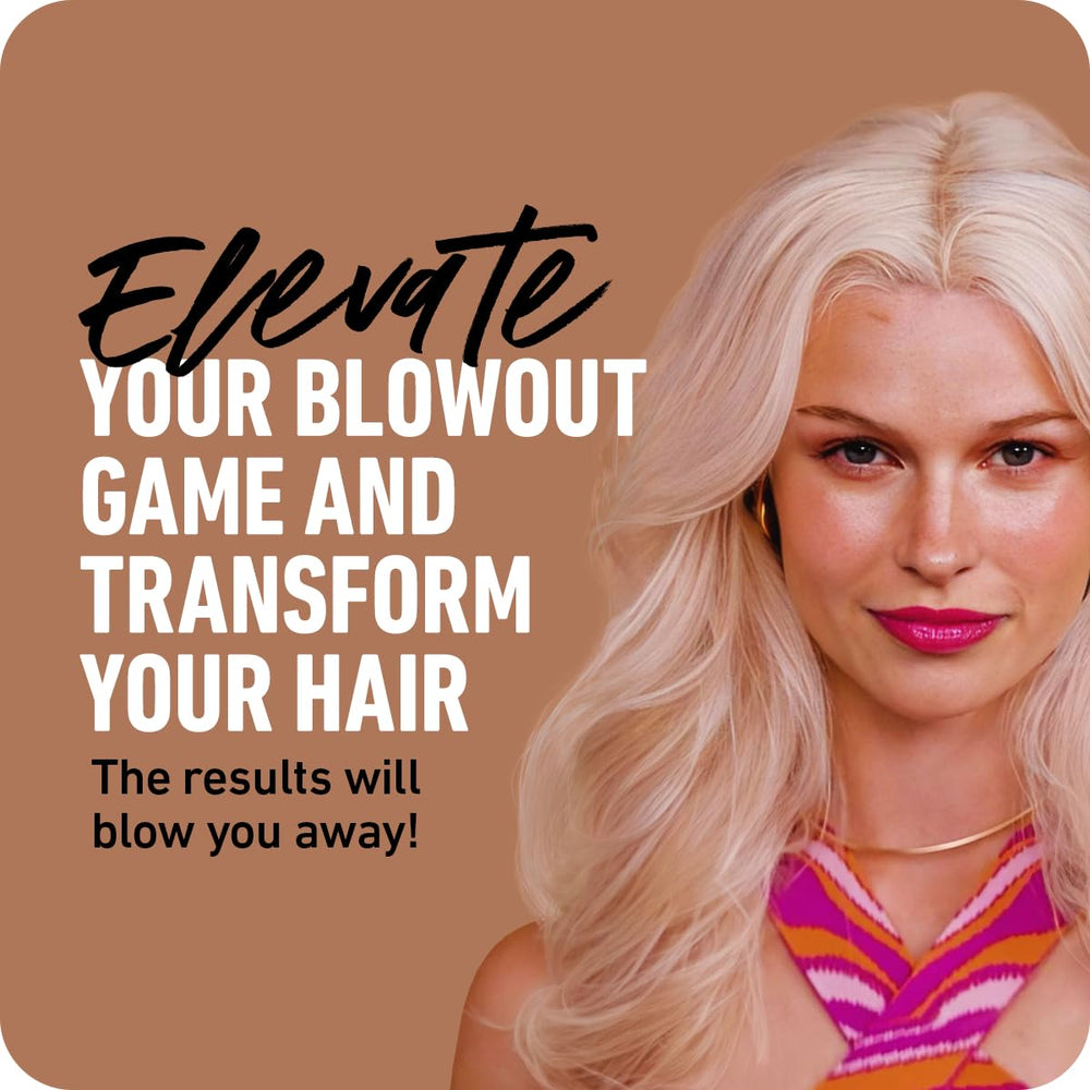 Boldify Full Body Blowout Spray label highlights heat protection up to 450F
