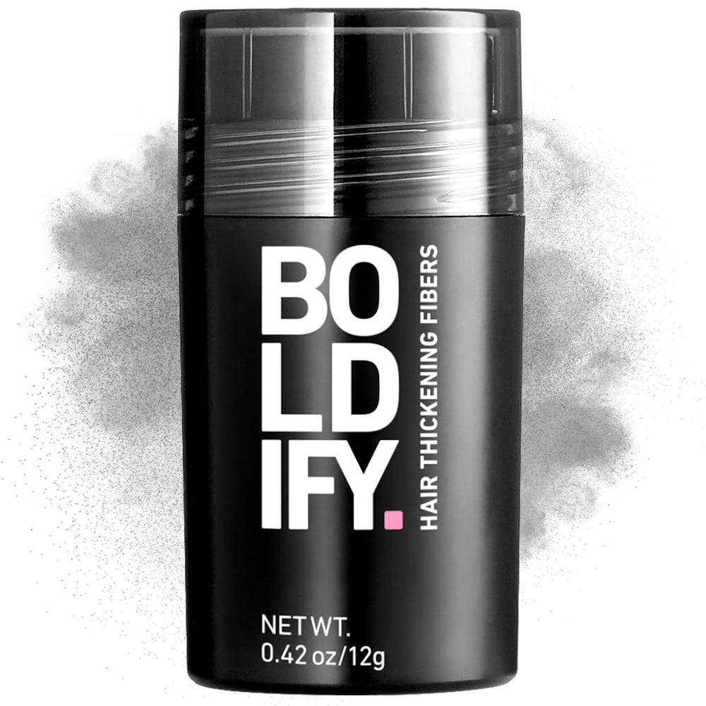 Boldify Hair Fibers 12g apply for instant fullness on thinning areas.