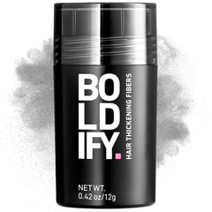 Boldify Hair Fibers 12g apply for instant fullness on thinning areas.
