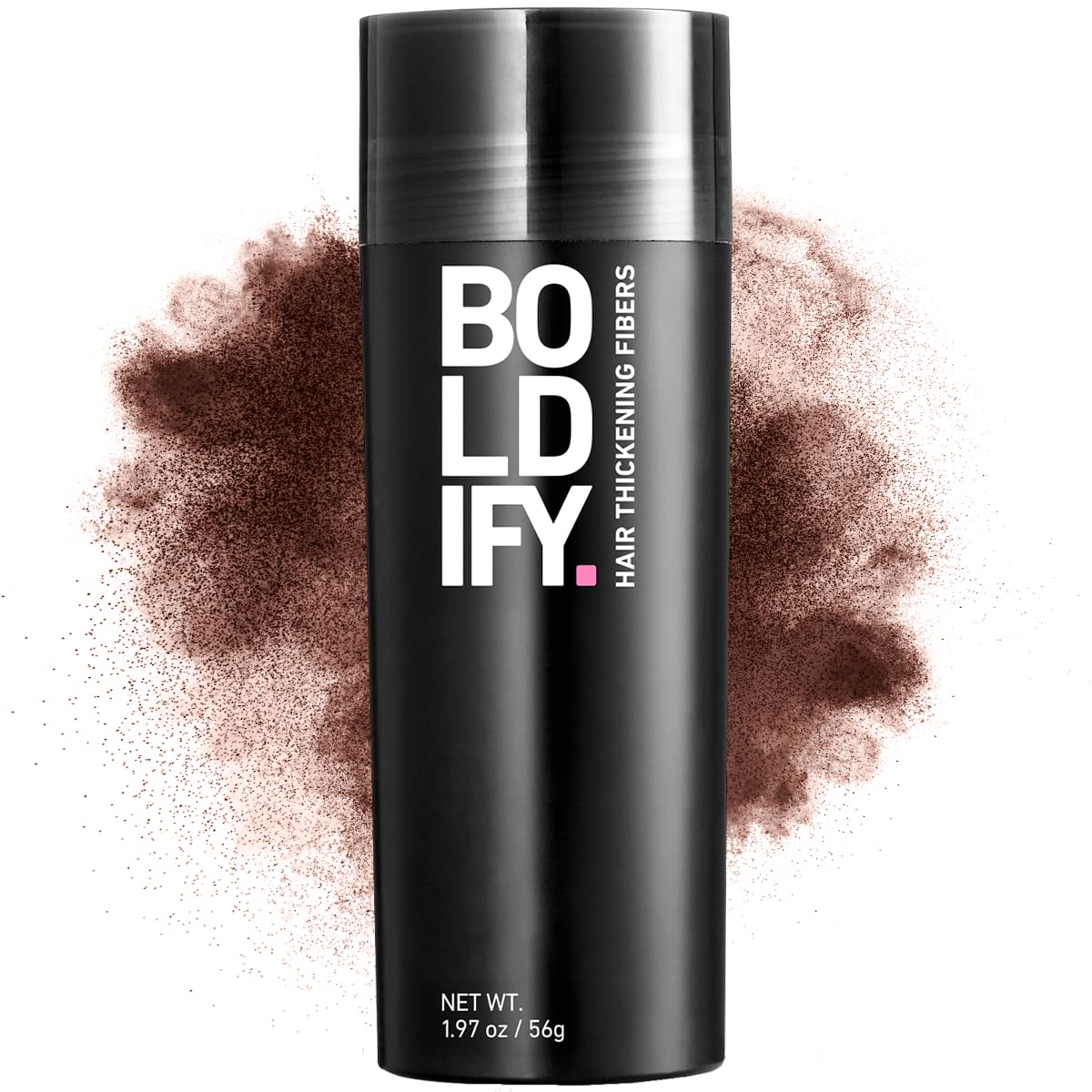 Boldify Hair Fibers application over thinning crown for instant fullness.