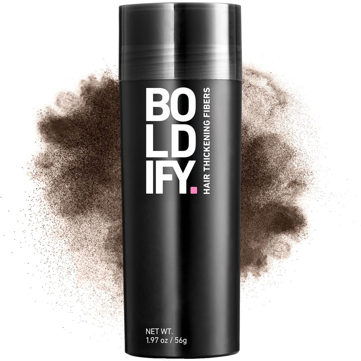 Boldify Hair Fibers crown-area application for an instantly fuller look.