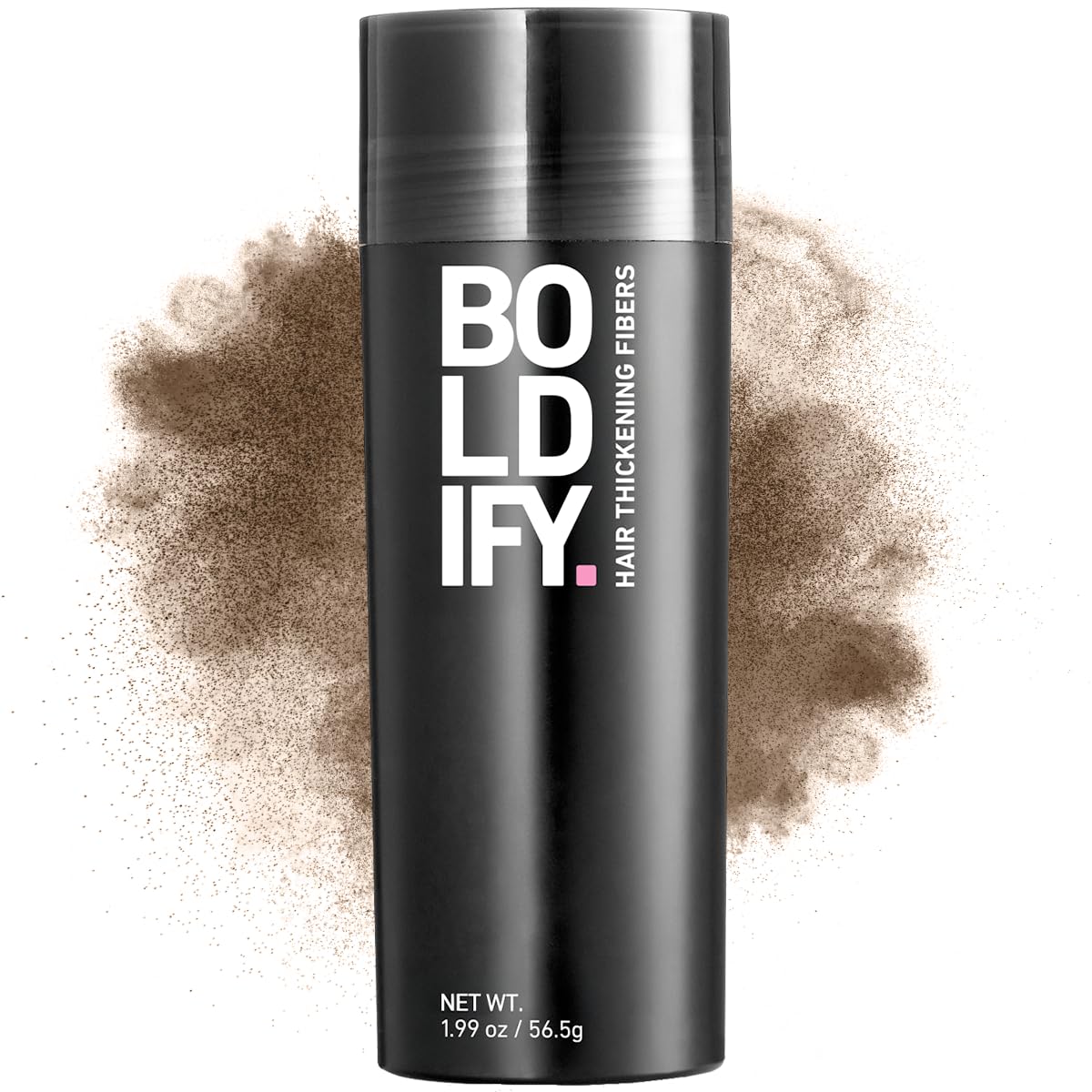 Boldify Hair Fibers crown-area application adds natural fullness for thinning crowns