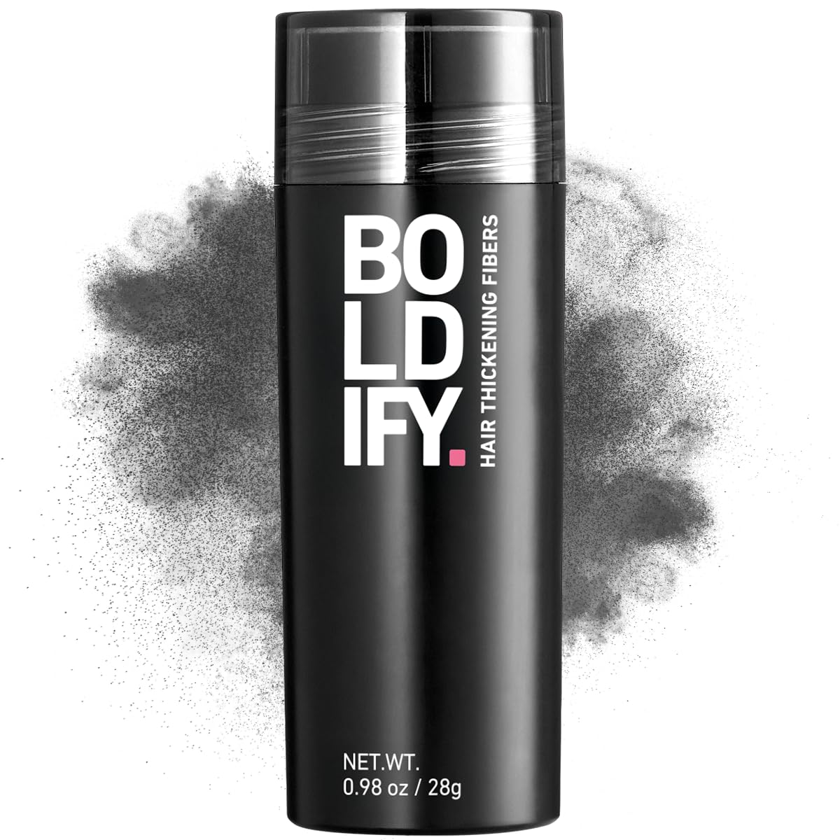 Boldify Hair Fibers crown coverage demonstrates instant fuller look and natural blend.