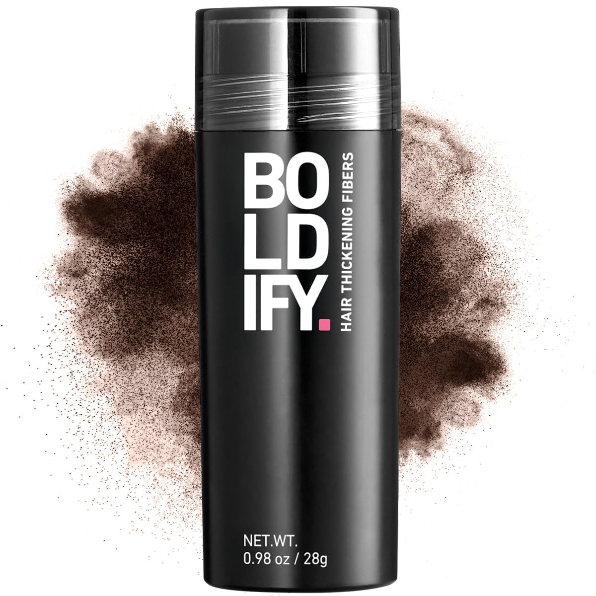 Boldify Hair Fibers invisible-finish-application demonstrates natural fuller hair instantly