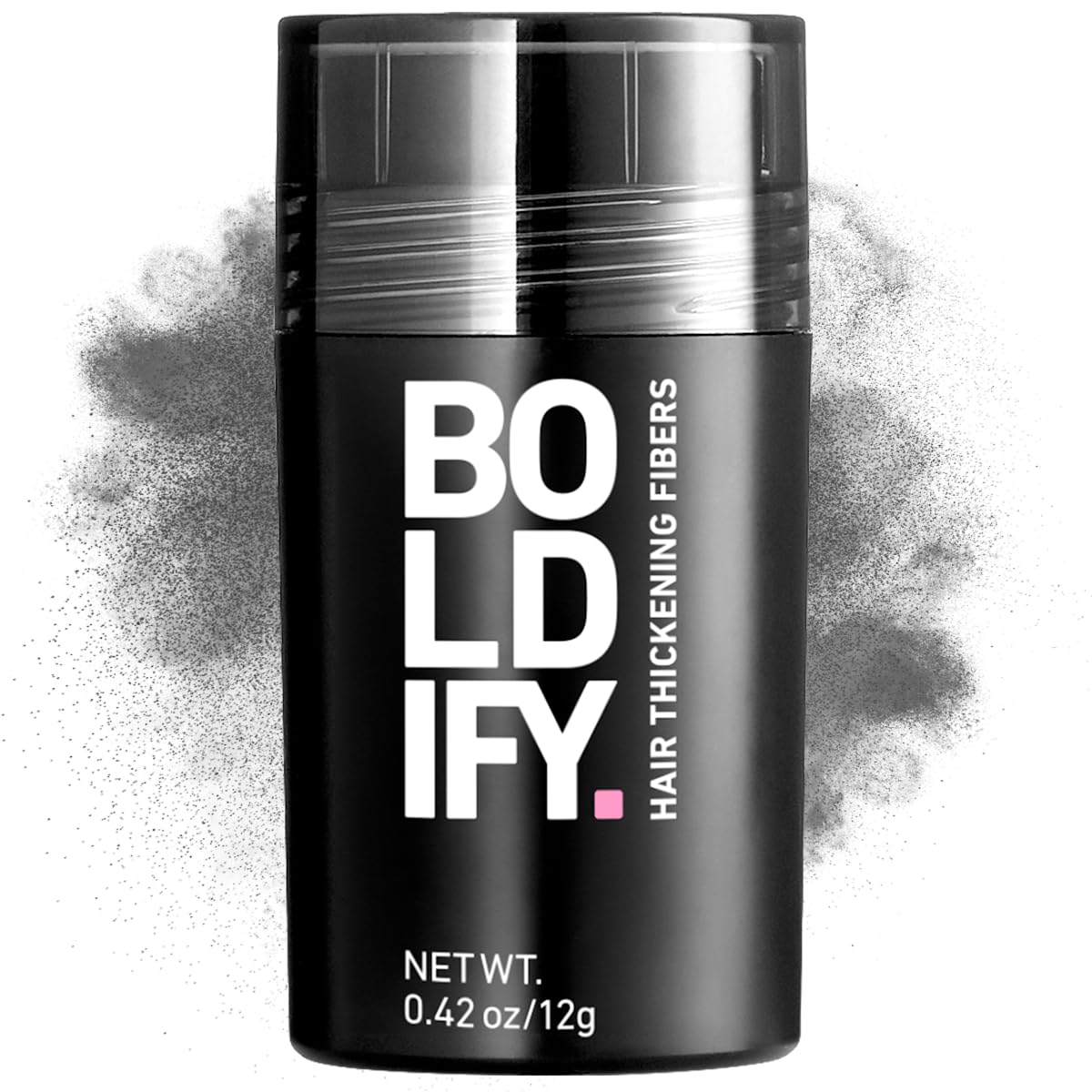 Boldify Hair Fibers 12g packaging for convenient, at-home thinning coverage.