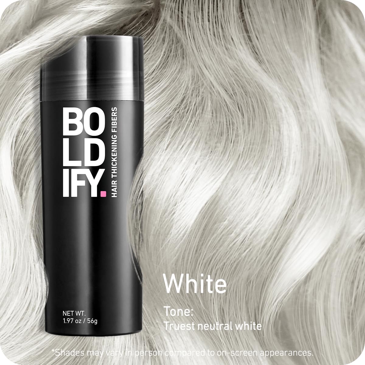 Boldify Hair Fibers partline blend showing natural hairline enhancement