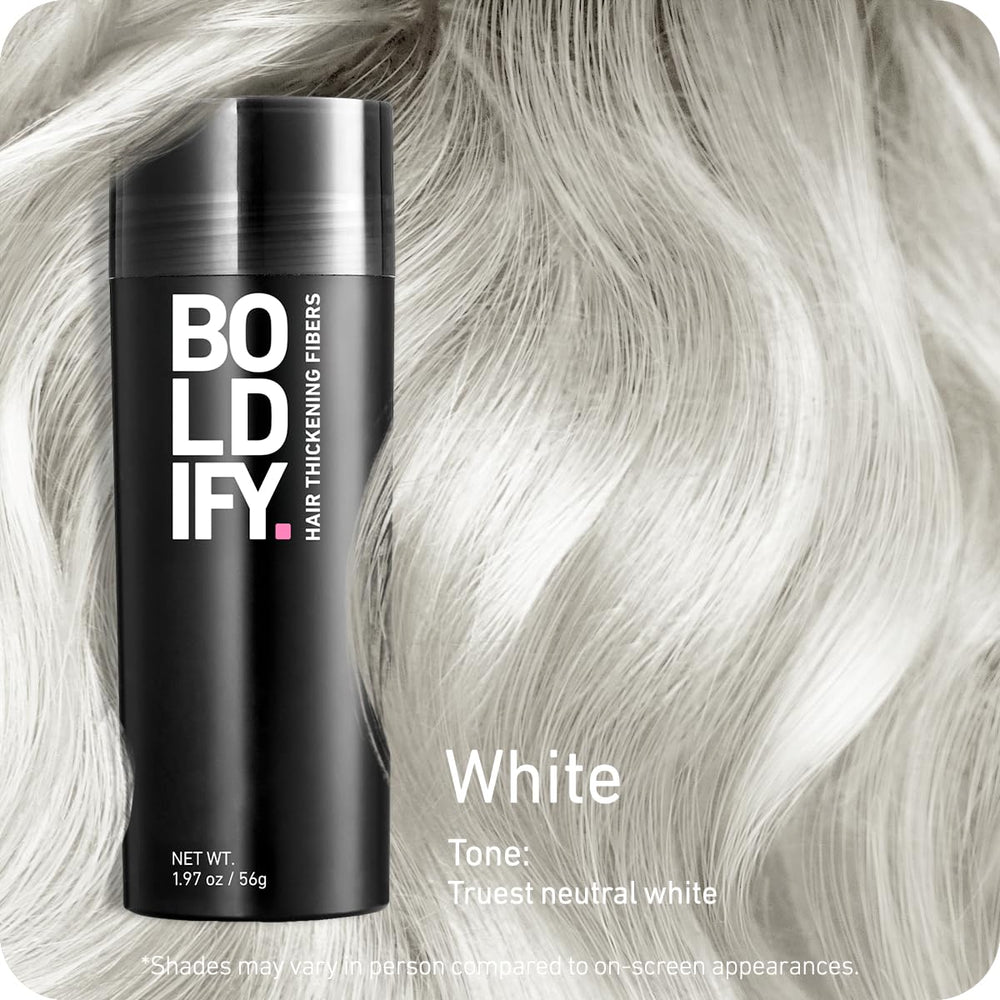 Boldify Hair Fibers partline blend showing natural hairline enhancement