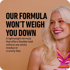 Boldify thickening spray drying hair to achieve volume and lift