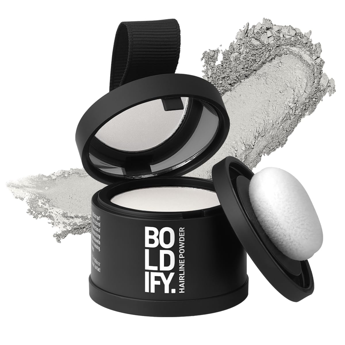 Boldify Hairline Powder compact kit for precise root touch-ups on the go.
