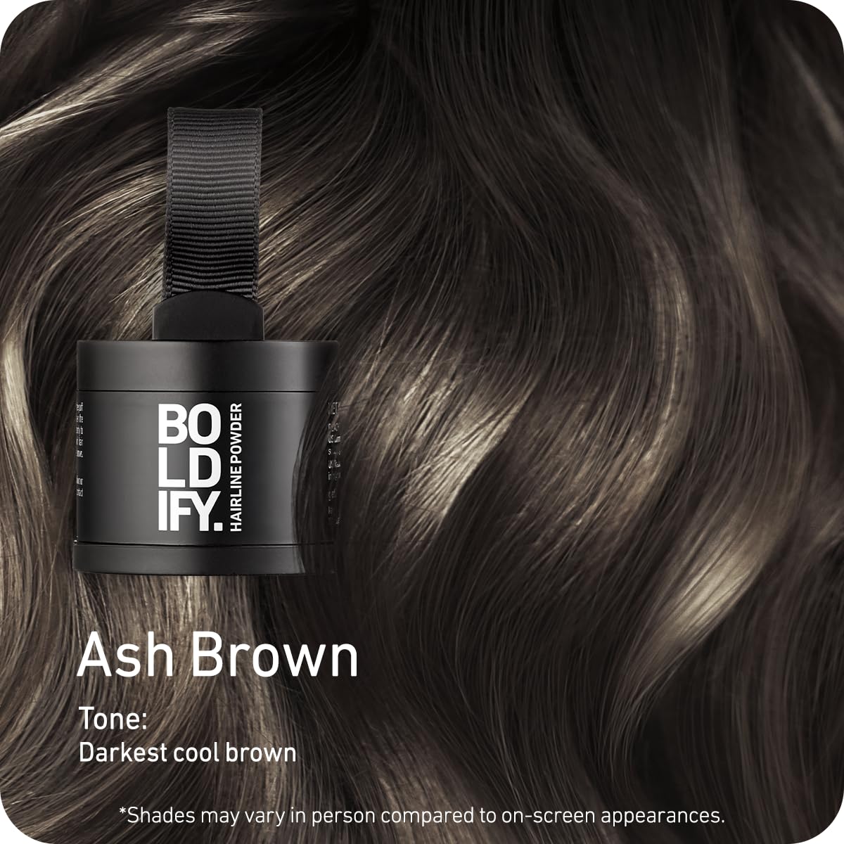 Boldify Hairline Powder compact travel kit shown for on the go touch ups.